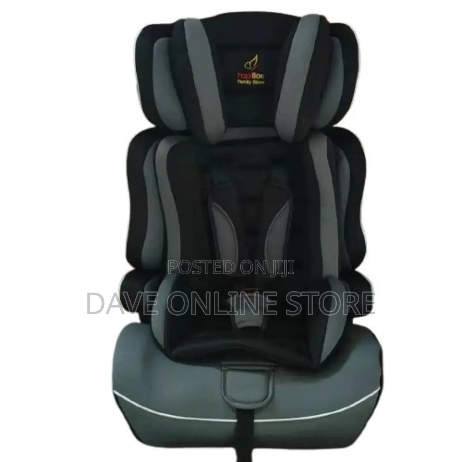 Baby Carseat Backless – Black