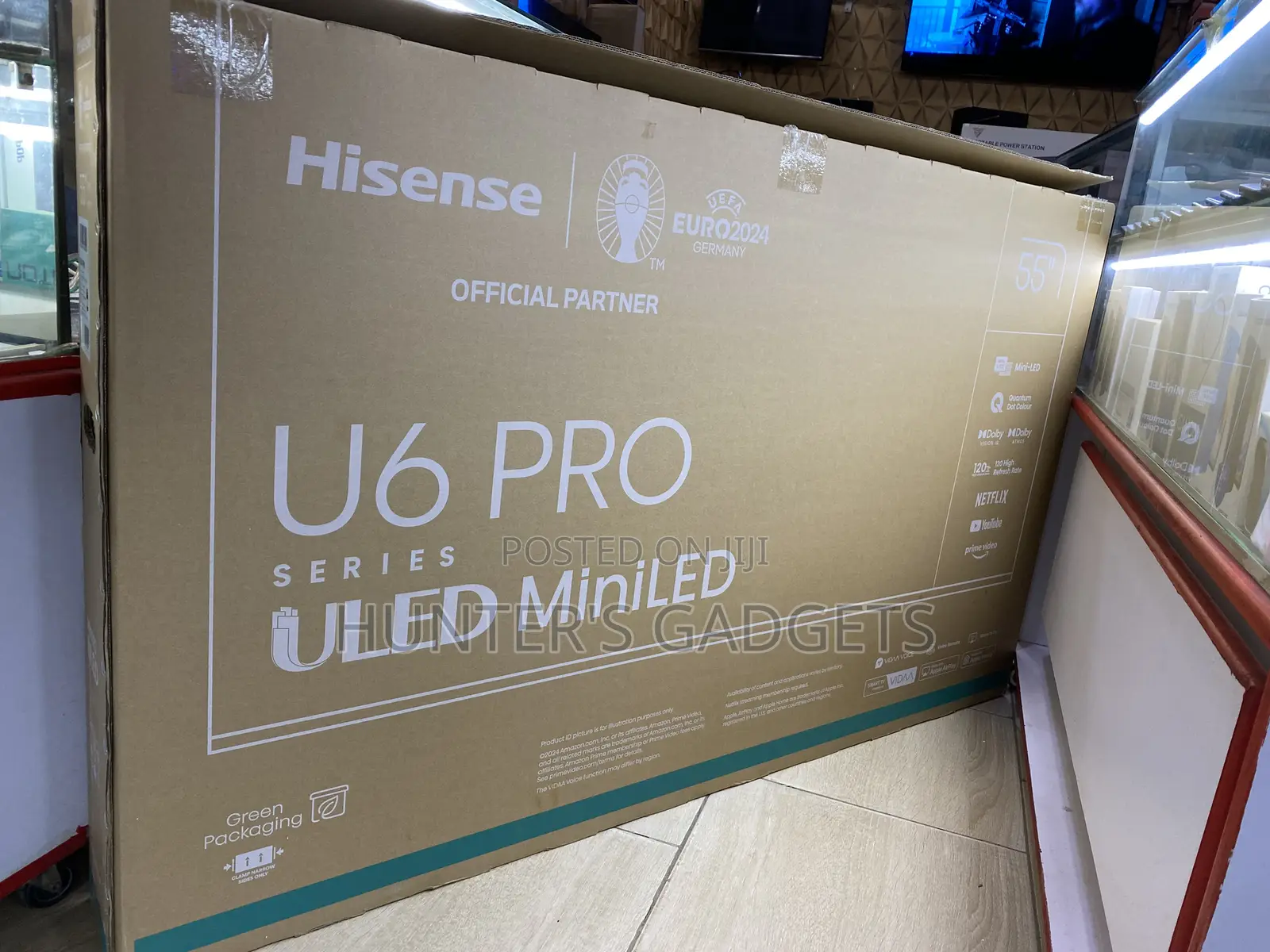 Hisense 55 Inch Mini Led Uled Smart Tv Brand New Latest 2024