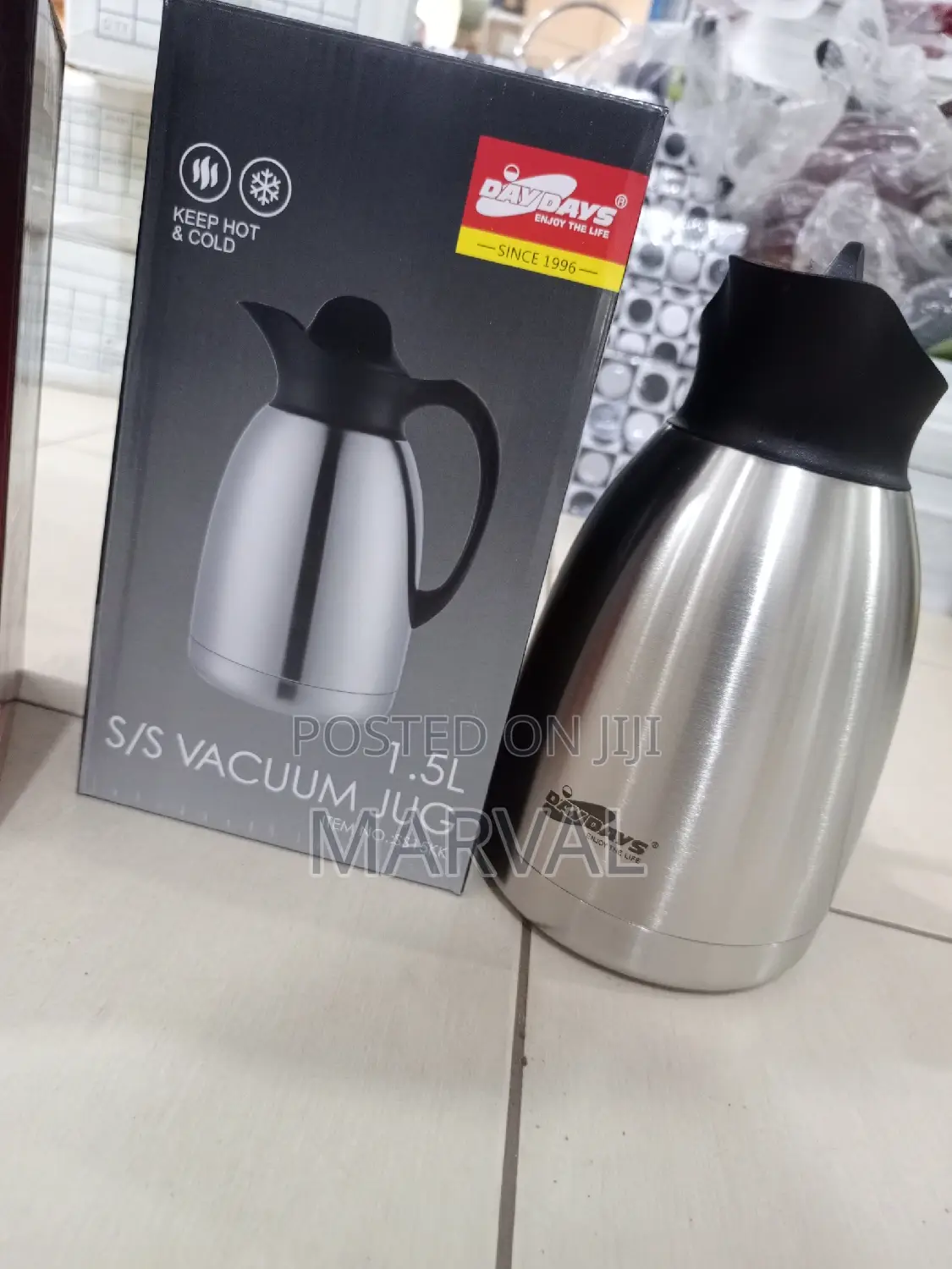 1.5L DAYDAYS Stainless Steel Vacuum Flask