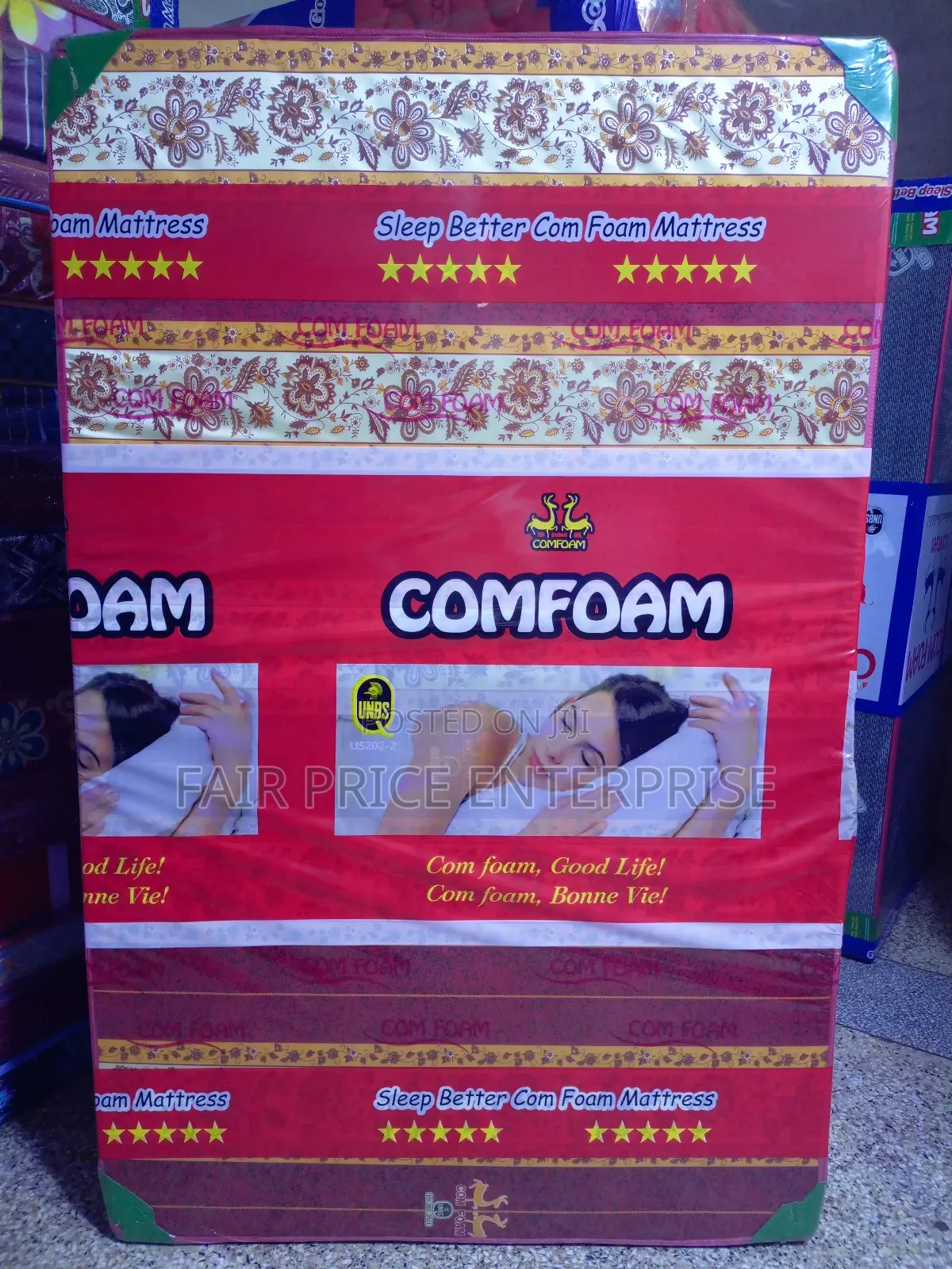 Comfoam Mattress 4x6x6 Inches High Quality Sealed Cover