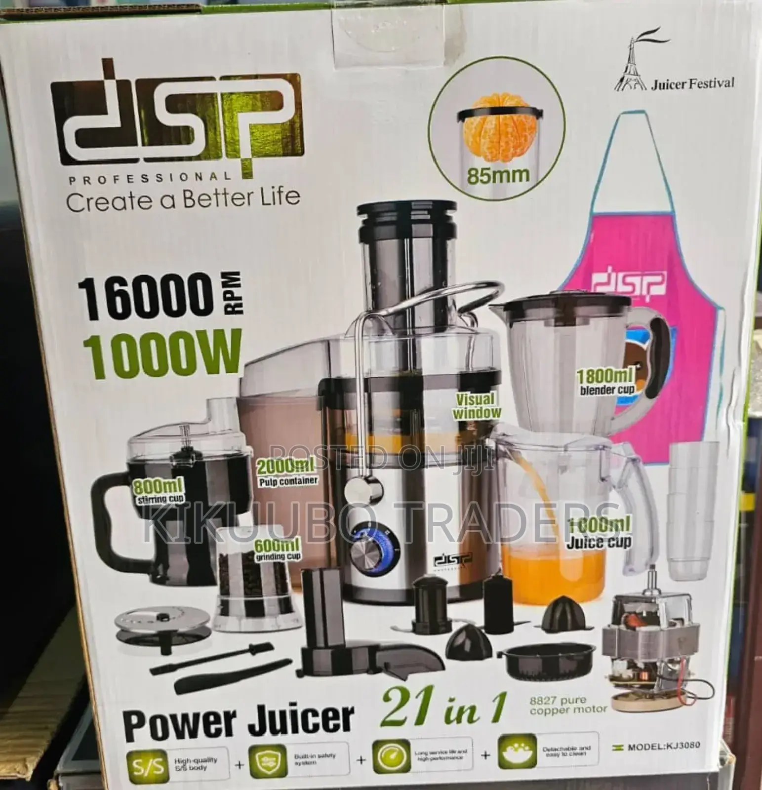 DSP 21in1 Power Juicer 1000w