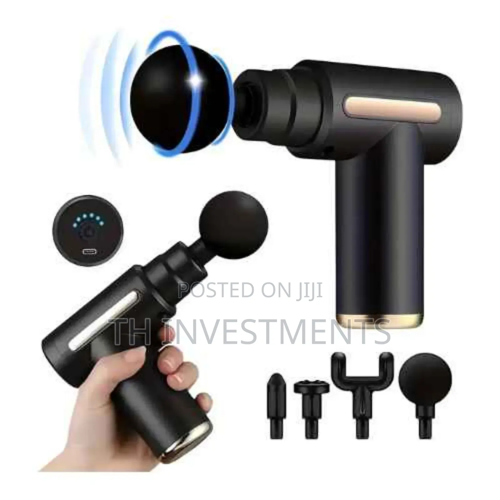 Portable Electric Fascial Massage Gun Muscle Body Massager