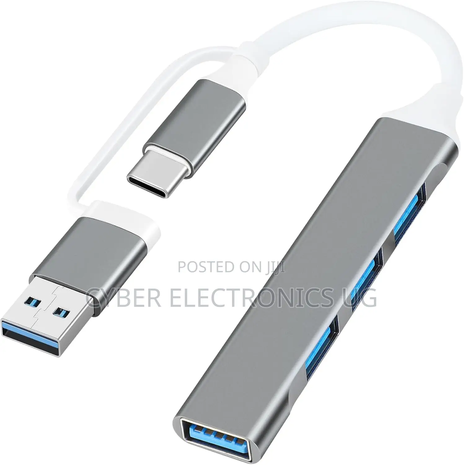 USB C Hub Adapter 2 in 1 USBC to USB Hub 4 Ports