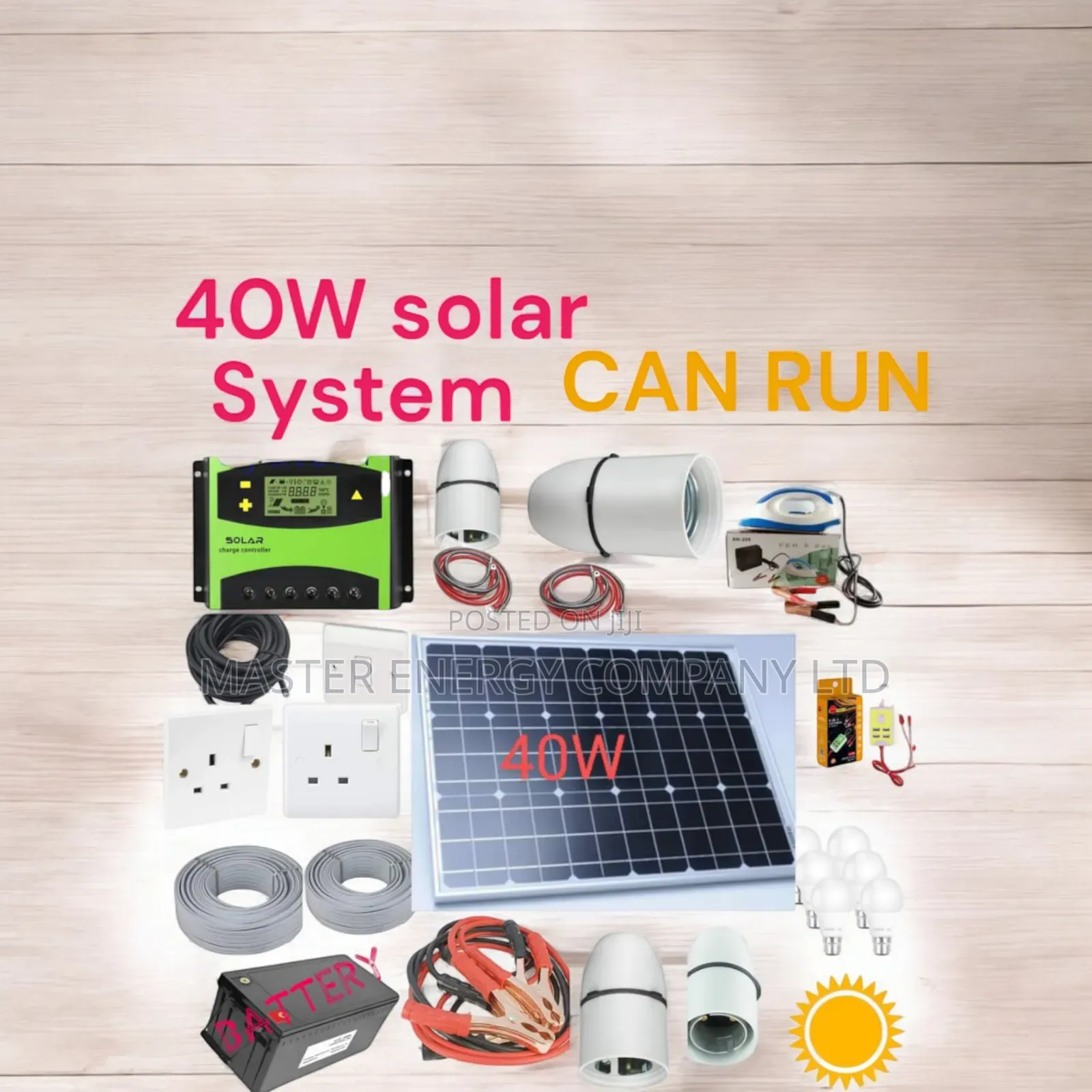 40w Solar System Full Kit GDJH