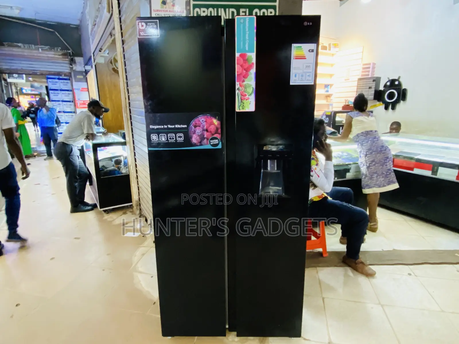 Lg Side by Side Fridge 760 Litres No Frost Slightly Used