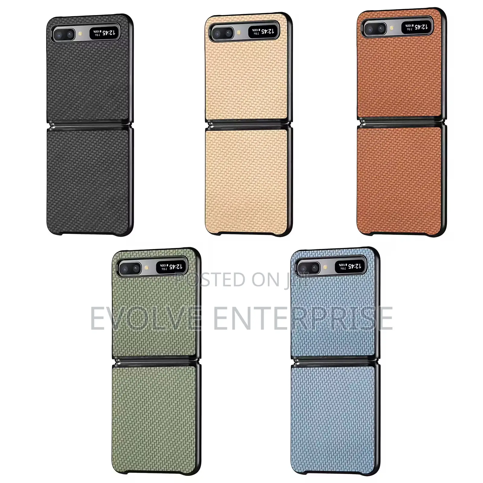Carbon Fiber Fitted Case for Samsung Galaxy Z Flip 2