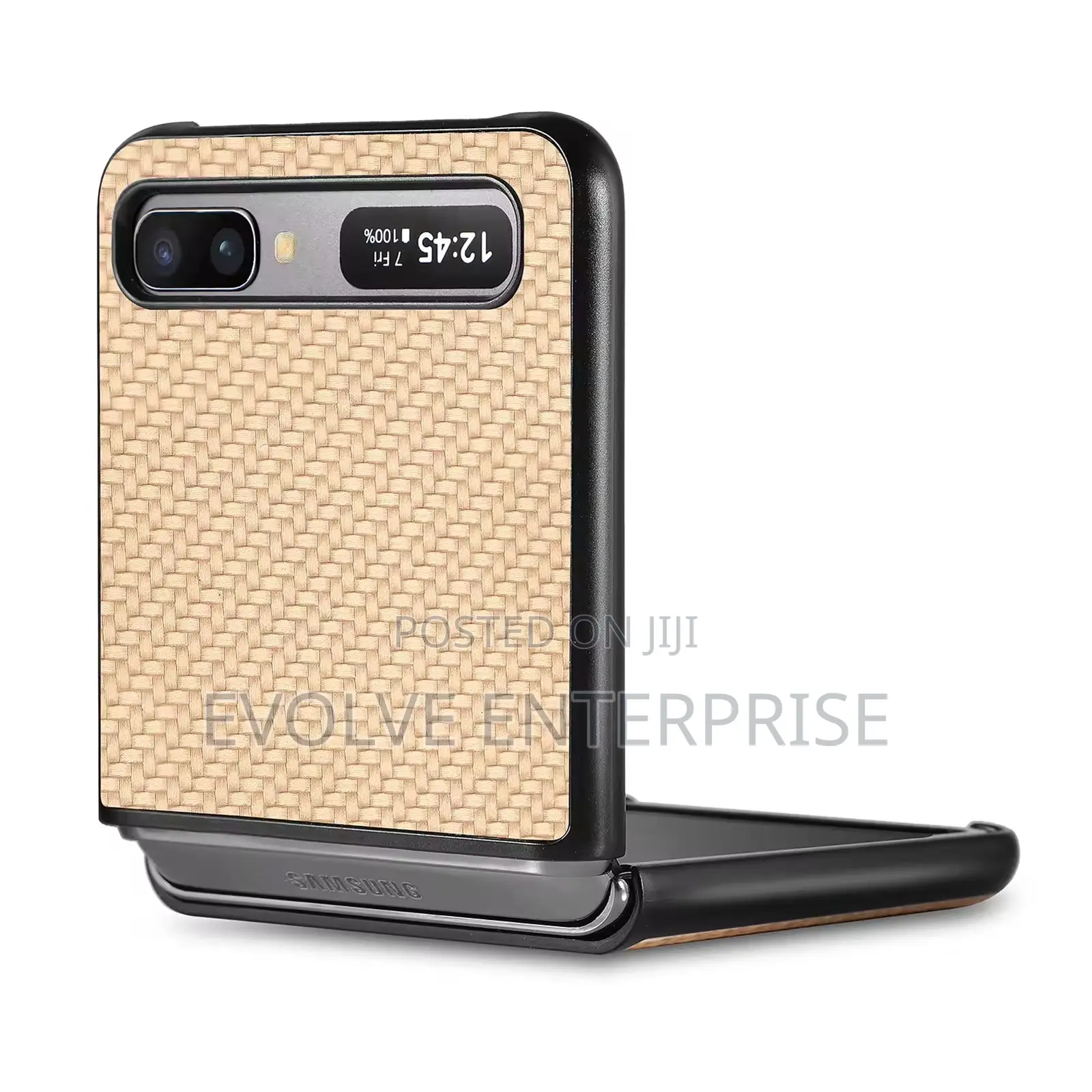 Carbon Fiber Fitted Case for Samsung Galaxy Z Flip 2