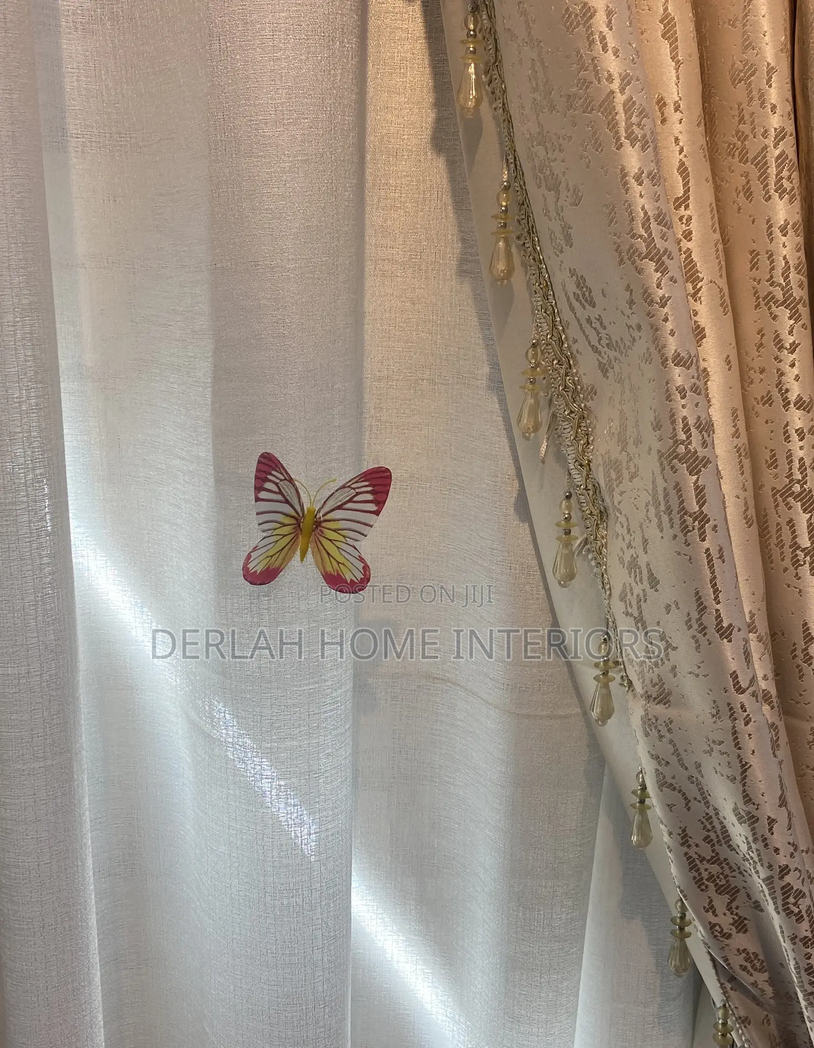 Curtain Butterfly Stickers Per Pair