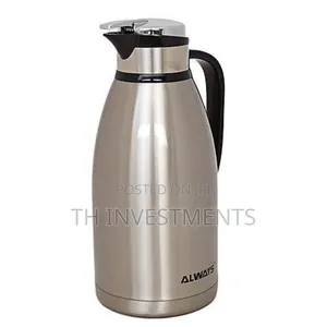 Always Unbreakable Vaccum Flask - Stainless Steel- Silver 2L