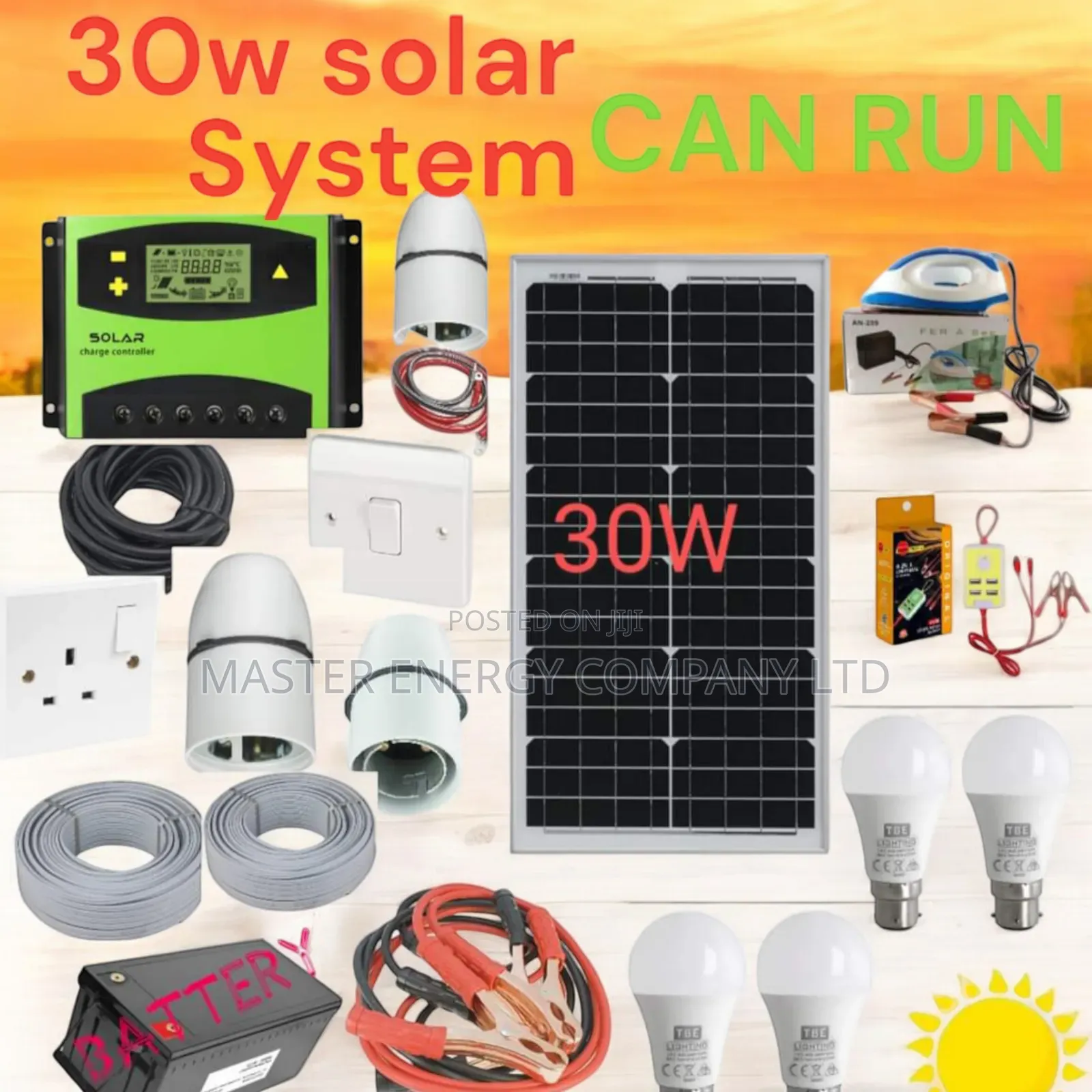 30w Solar System Full Kit German NDBBB