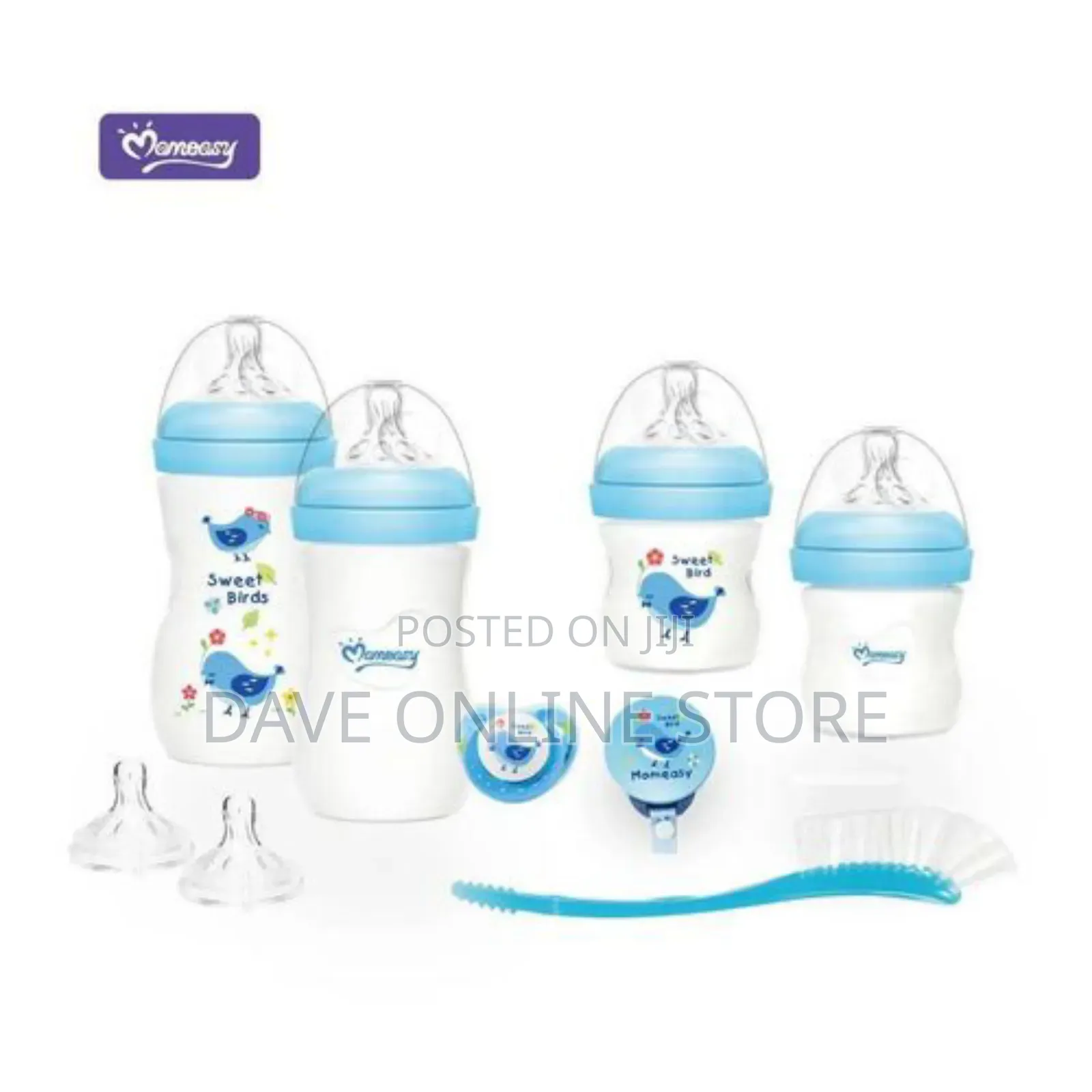 Momeasy Baby Feeding Bottle Set -Blue