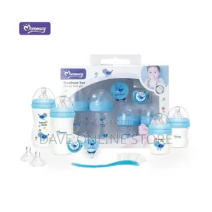 Momeasy Baby Feeding Bottle Set -Blue