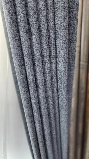Quality Curtain Fabric in Grey Per Complete Meter