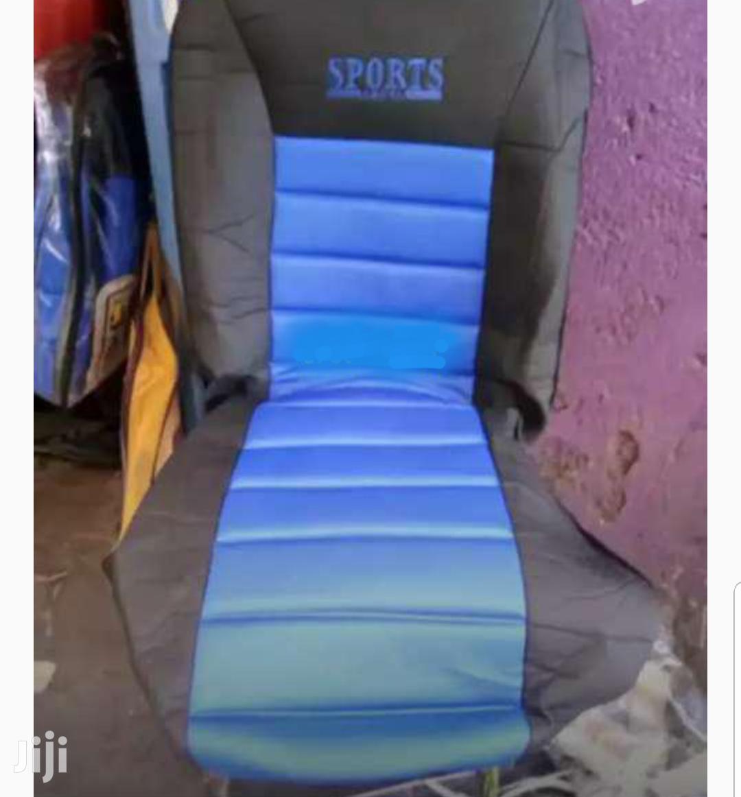 Blue And Black Car Seat Cover