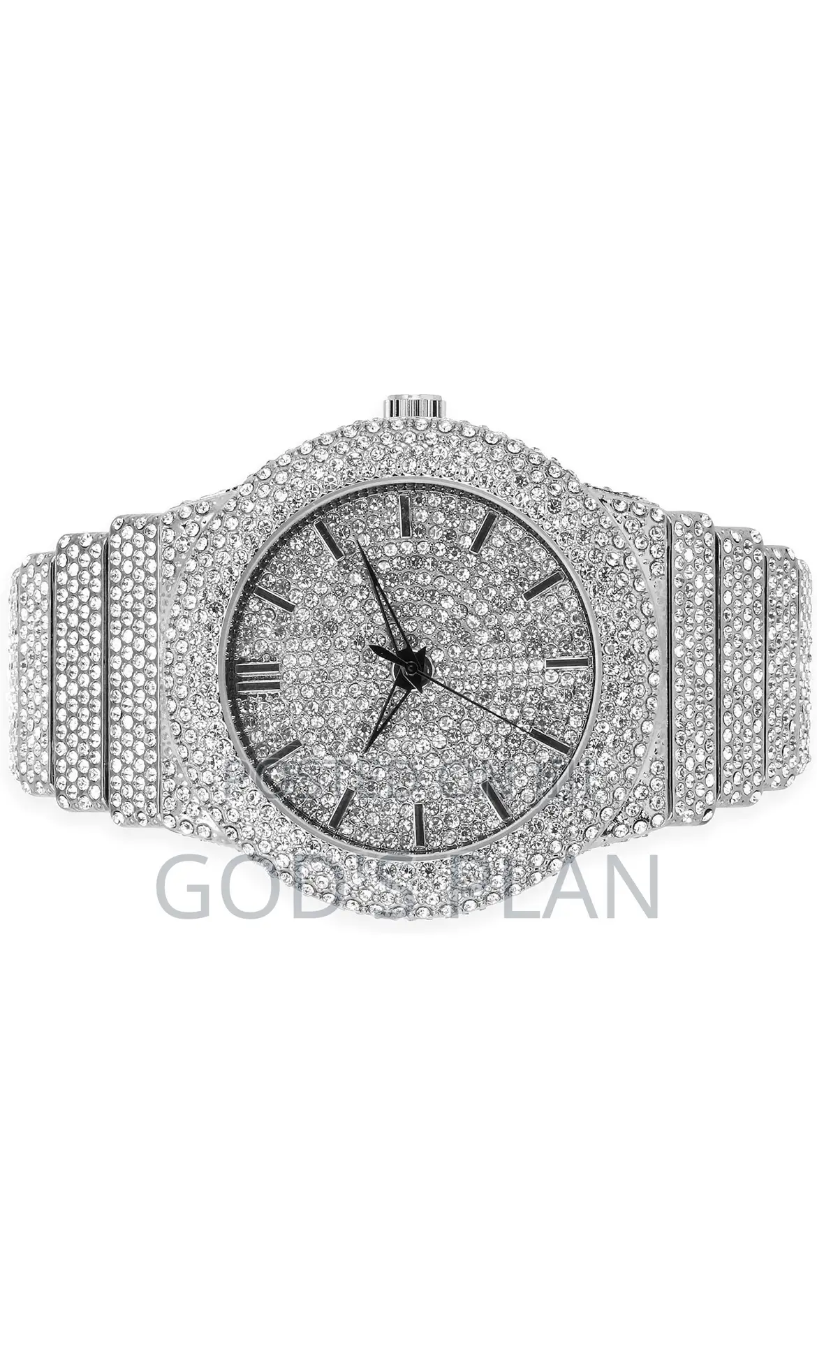 Fully Iced Out Diamond STAR Watch