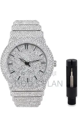 Fully Iced Out Diamond STAR Watch