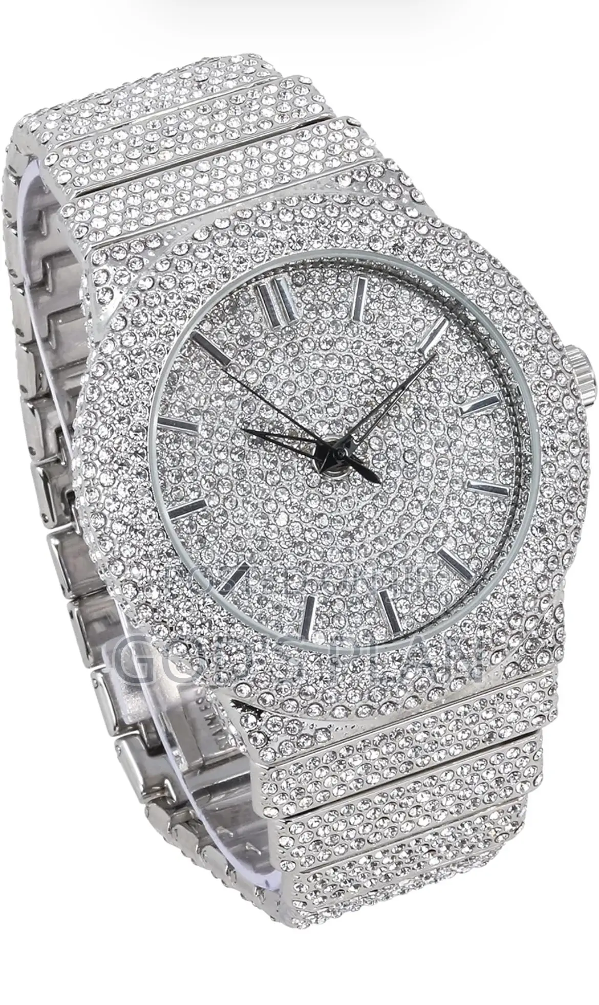 Fully Iced Out Diamond STAR Watch