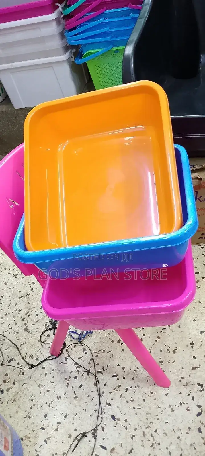 Plastic Square Washing Basin Katasa