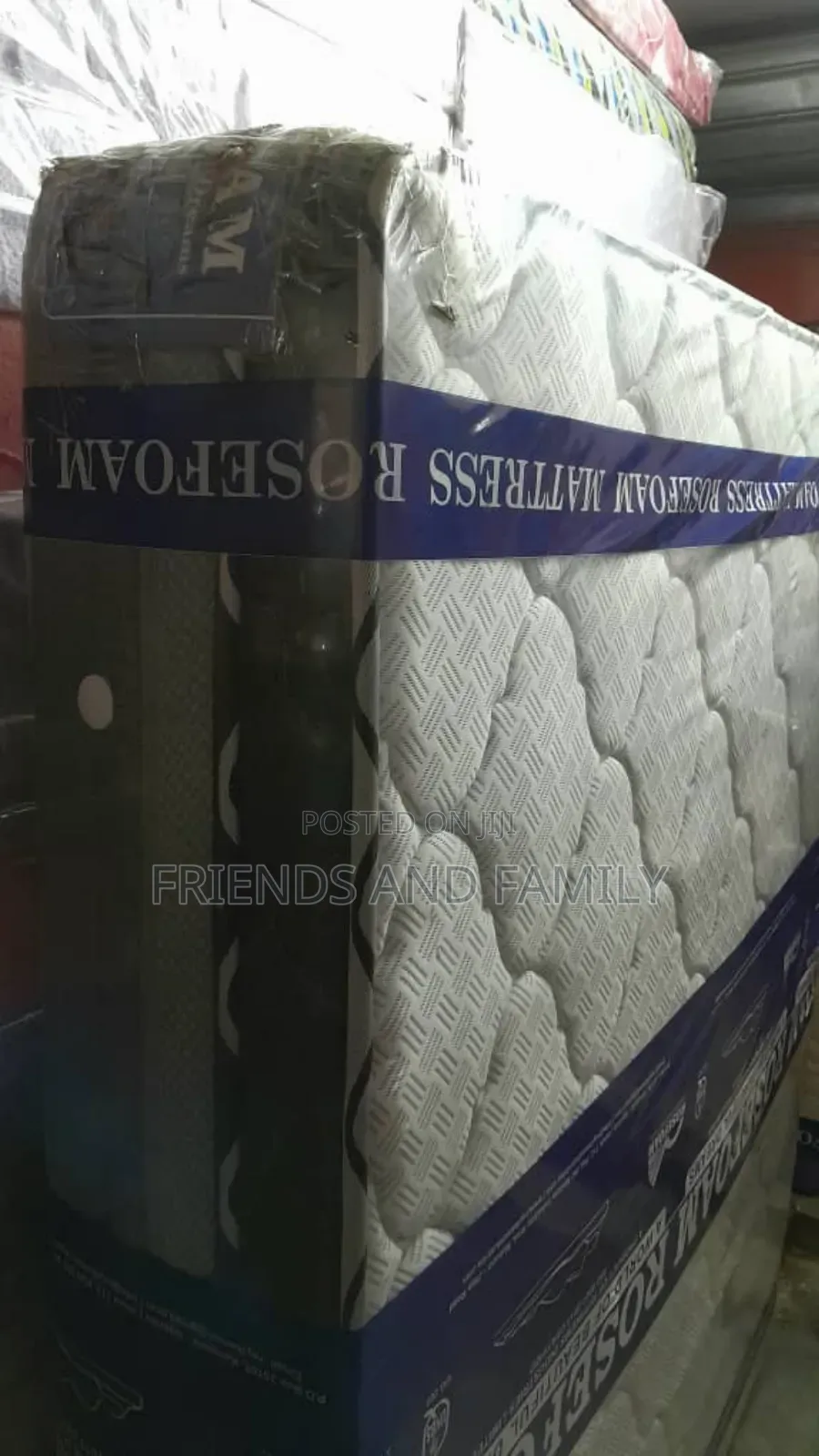 Rose Foam Spring Mattress 6*6*12. Inches