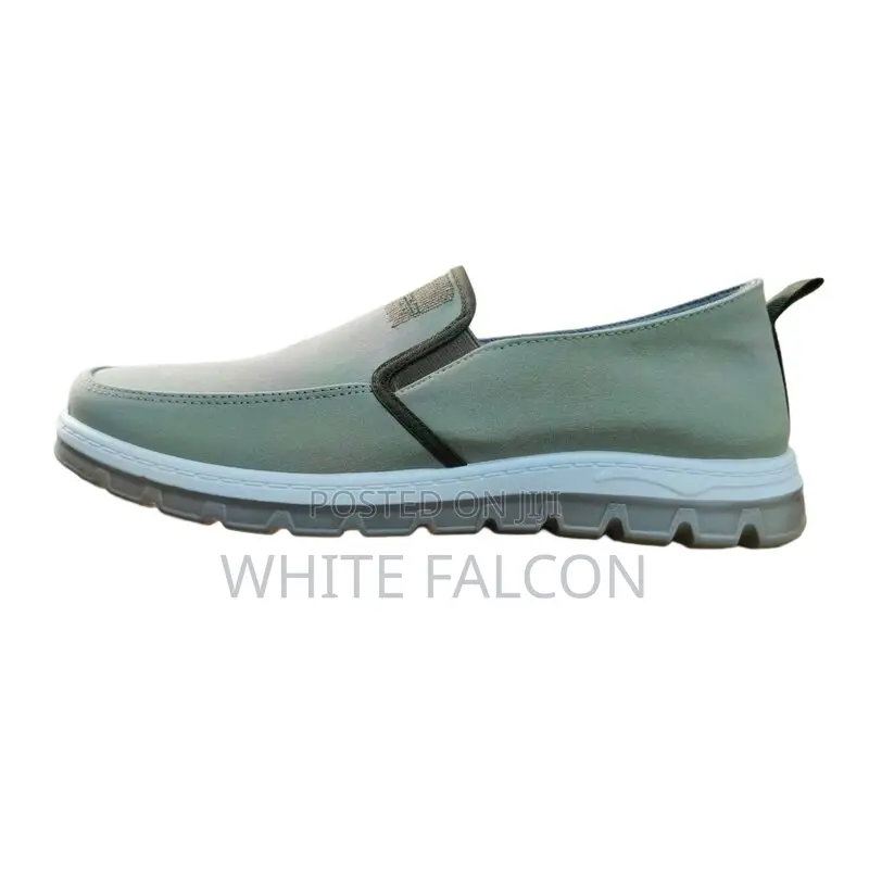Men’S Breathable Sneakers/Canvas With Rubber Outsole-Green