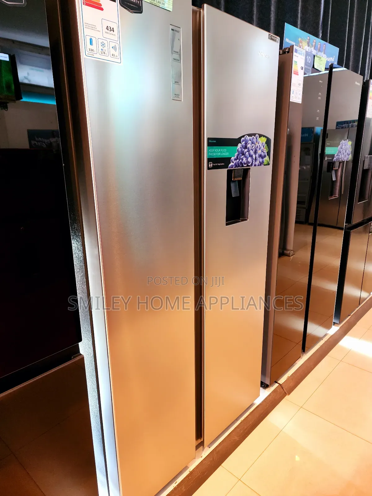 New Discounted Hisense 670ltrs Side by Side Fridge