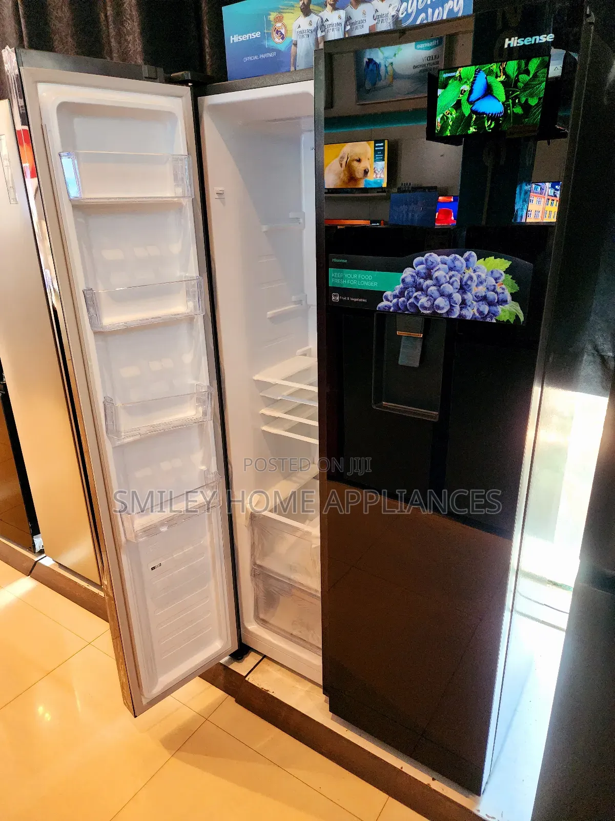 Newly Restocked Hisense Side by Side Fridge 670litres