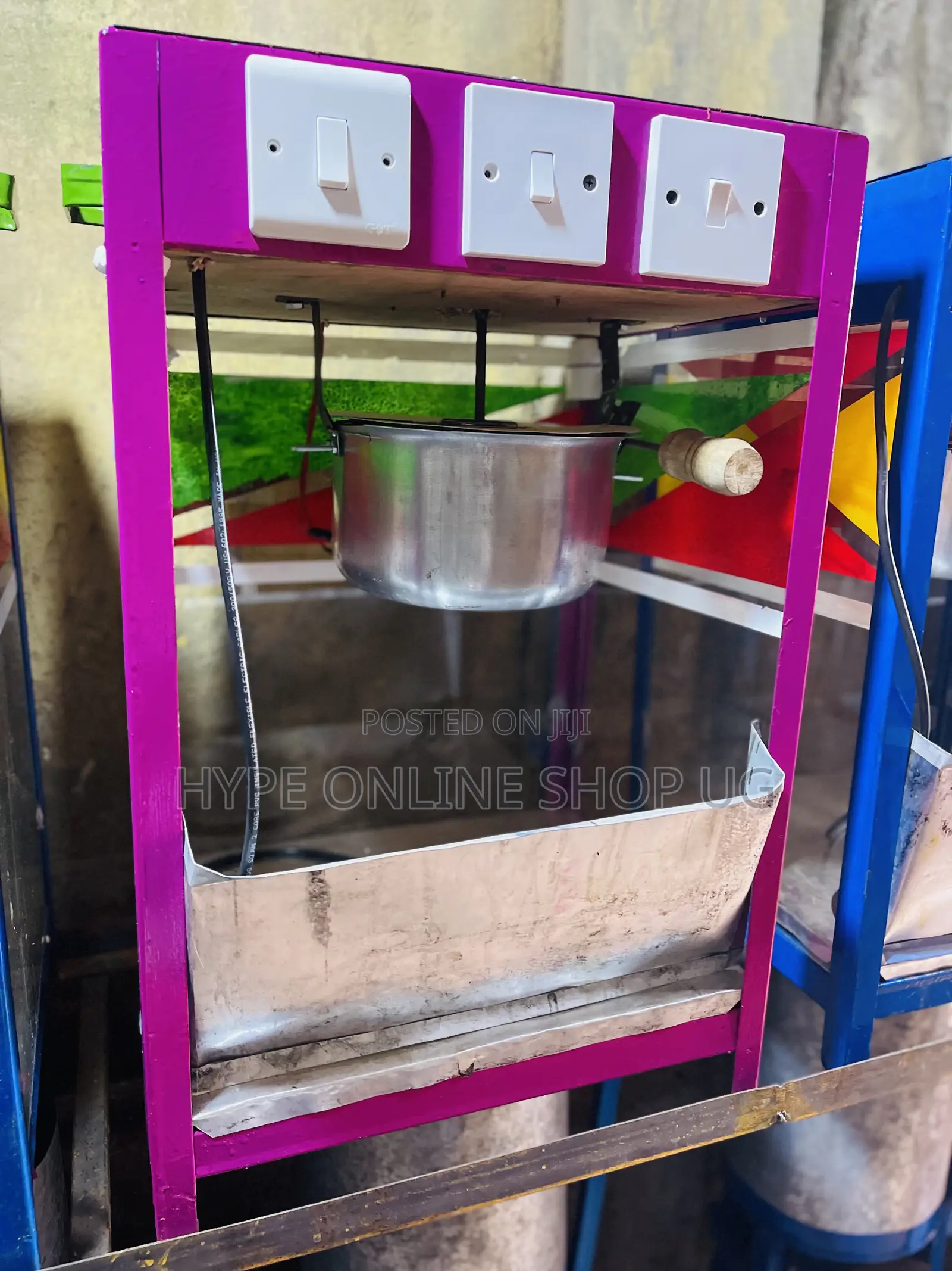 Pink 3switch Popcorn Maker