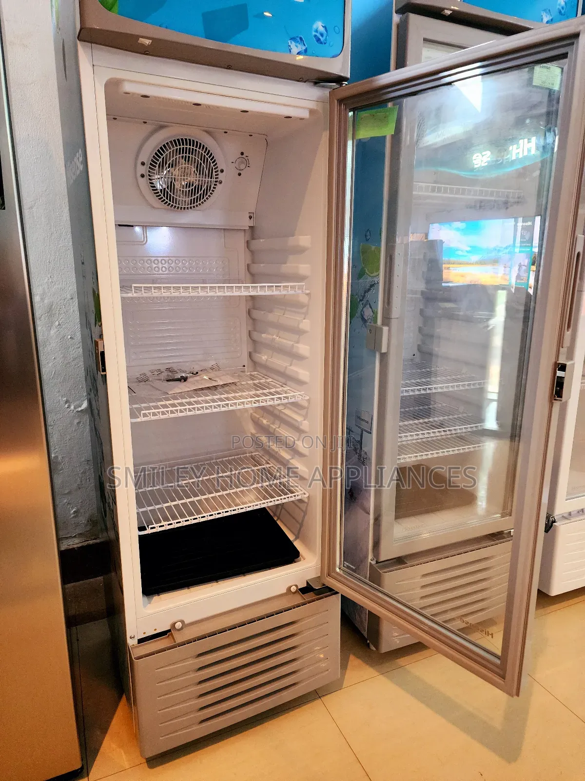 Diaplay Hisense Fridge 300ltrs for Business
