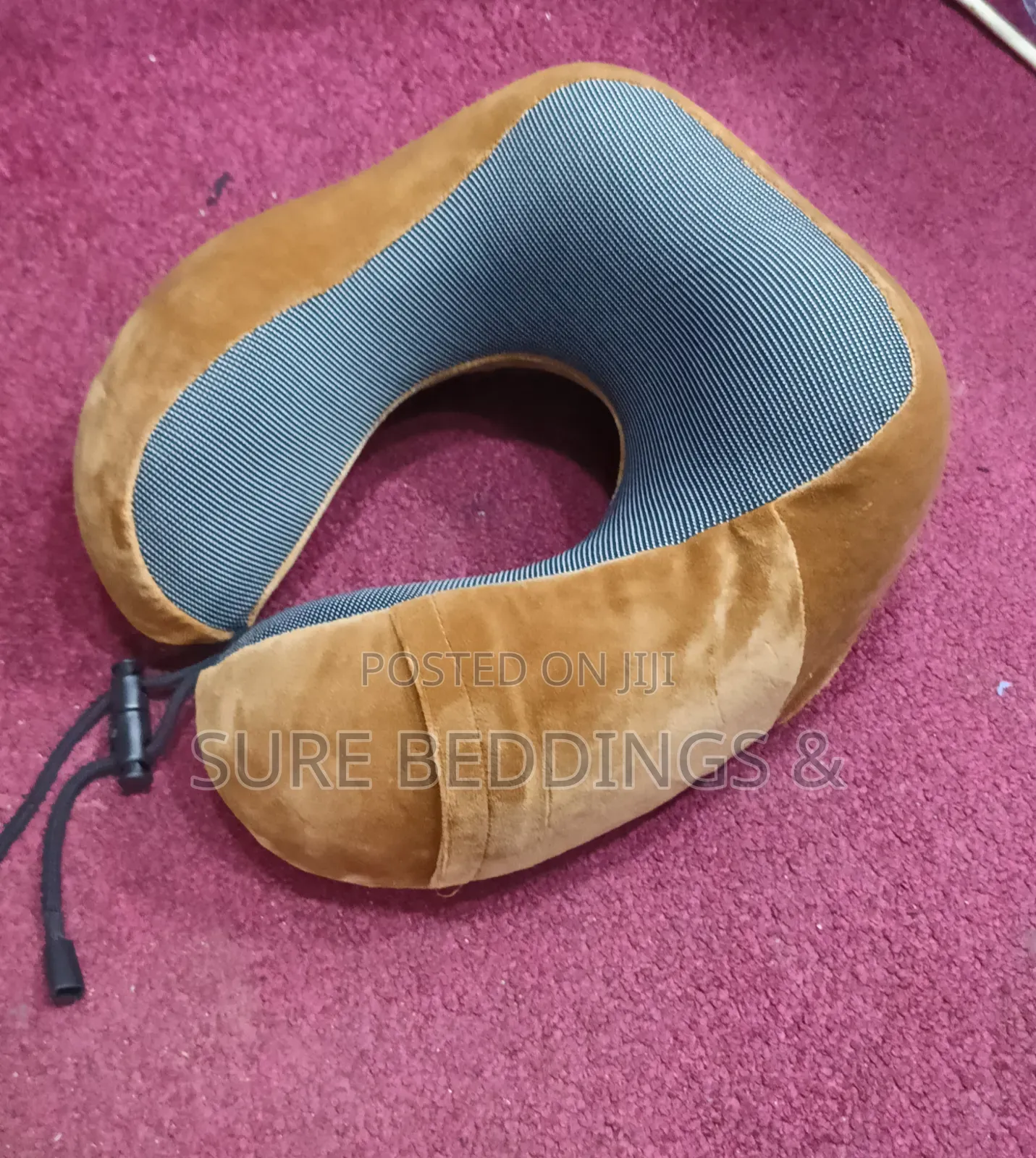 Brown Neck Pillow