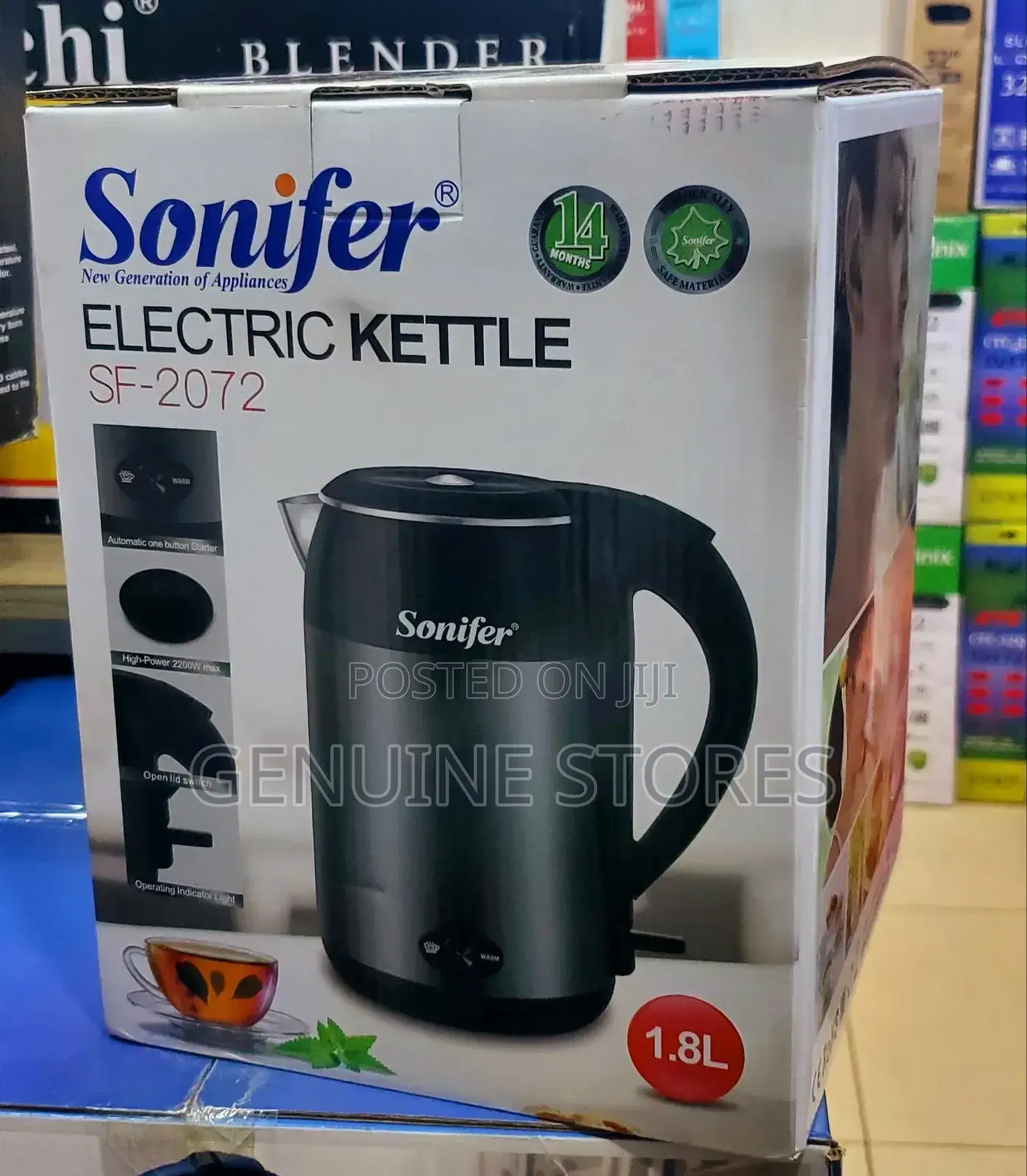 Electric Kettle/Pacolator/1.8 Litre
