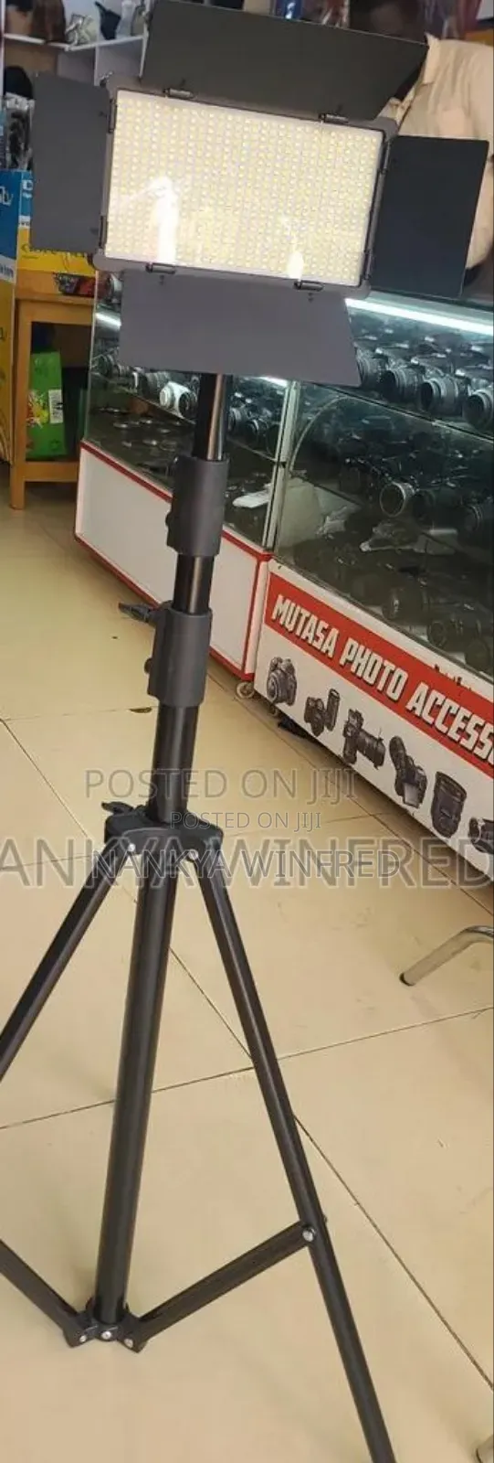 Light Stand Black in Color and Video Light