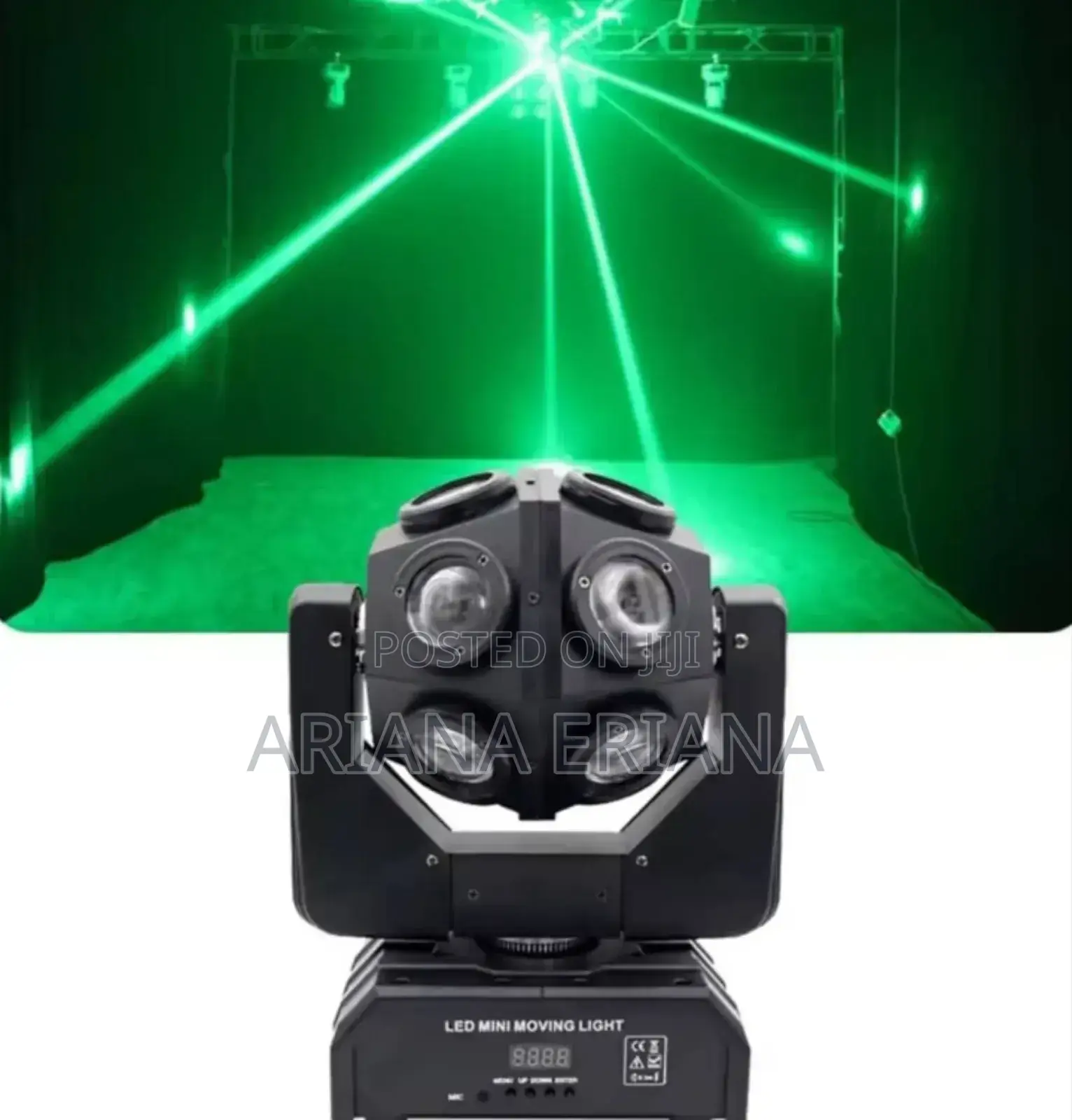 12 Led Eyes RGBW Moving Head Beam Light for Discos