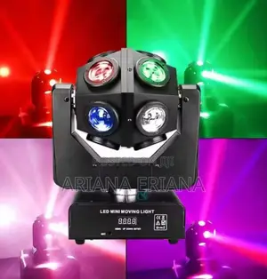 Photo - 12 Led Eyes RGBW Moving Head Beam Light for Discos