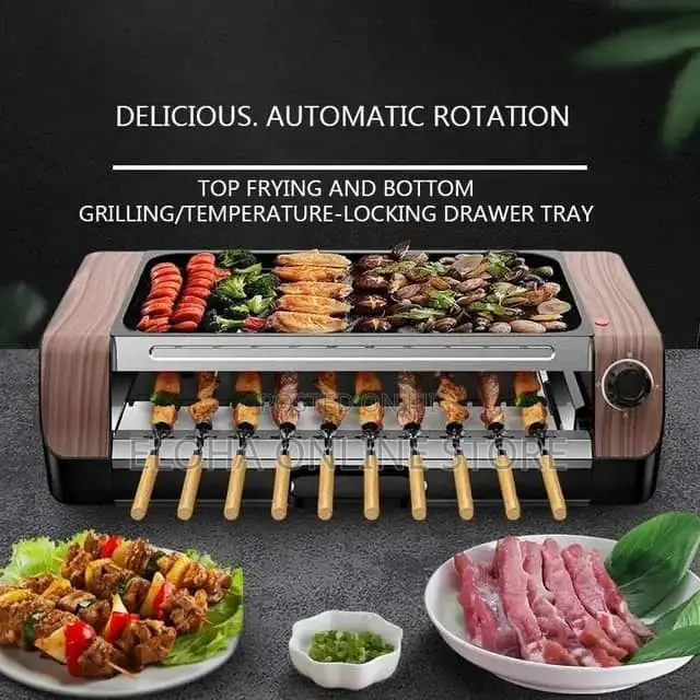 Multifunctional Electric Non-Stick Baking Pan BBQ Grill