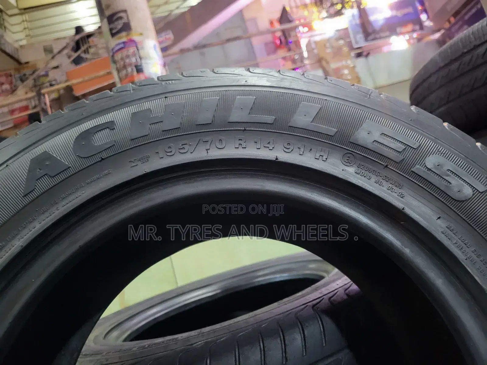 195 70 R14 Achilles Made in Indonesia   the Platinum.