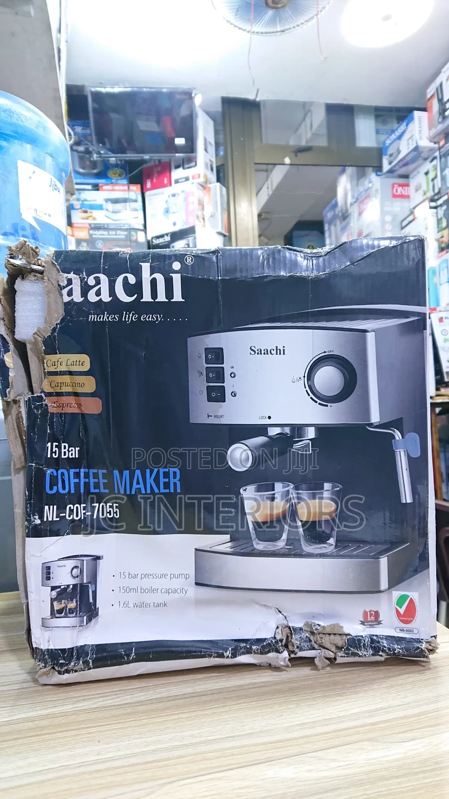 Saachi 15 Bars Coffee Maker in Good Condition. I