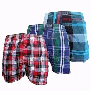 Photo - 3 Pack of Men's Checkered Boxers - Multi-Color