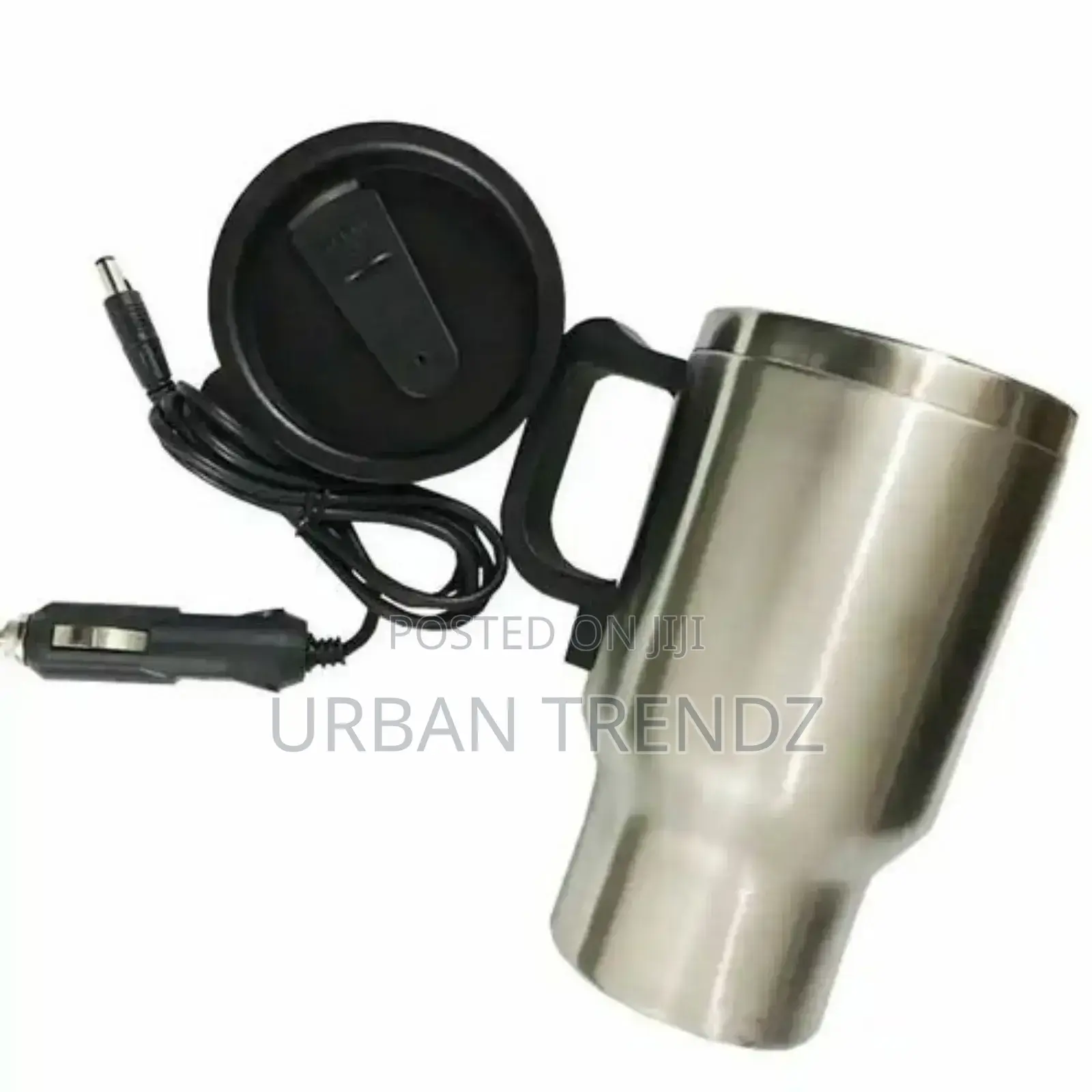 Car Stainless Steel Electric Heating Kettle Coffee Tea Mug