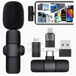 Photo -  Cell Phone Microphone Lavalier Android Phone - Black