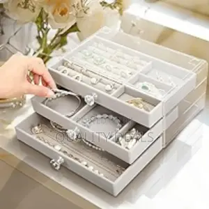 Acrylic Jewelry , Earrings, Necklace Jewelry Storage Box