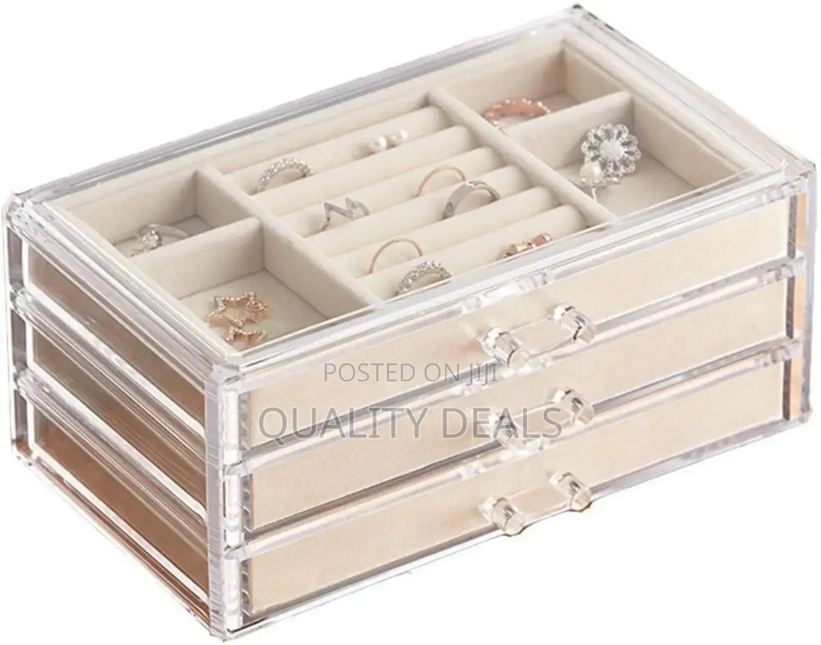 Acrylic Jewelry , Earrings, Necklace Jewelry Storage Box