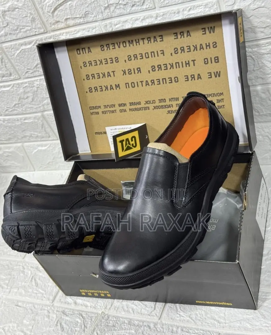 Original Triple Black CAT Prorush Slip on Casual Shoes