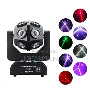 12 Led Eyes RGBW Moving Head Beam Light for Discos