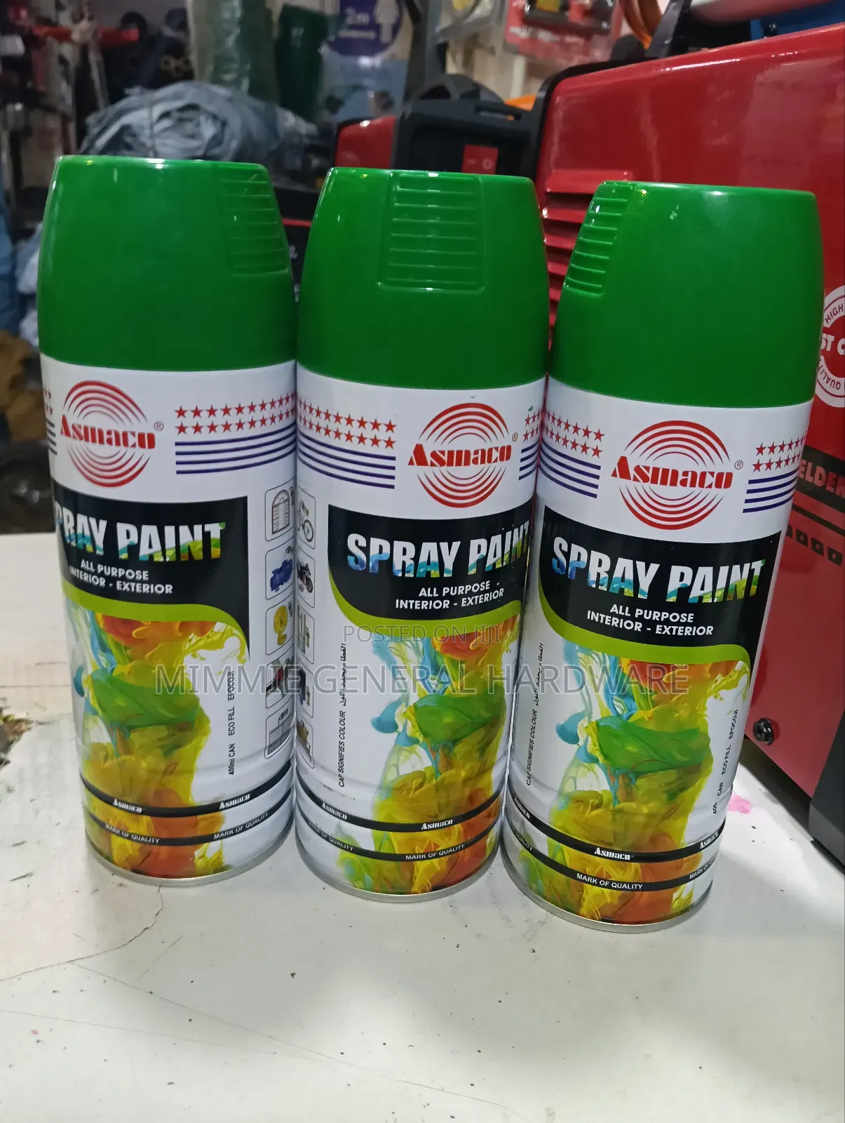 Fresh Green Spray Paint and All Colours
