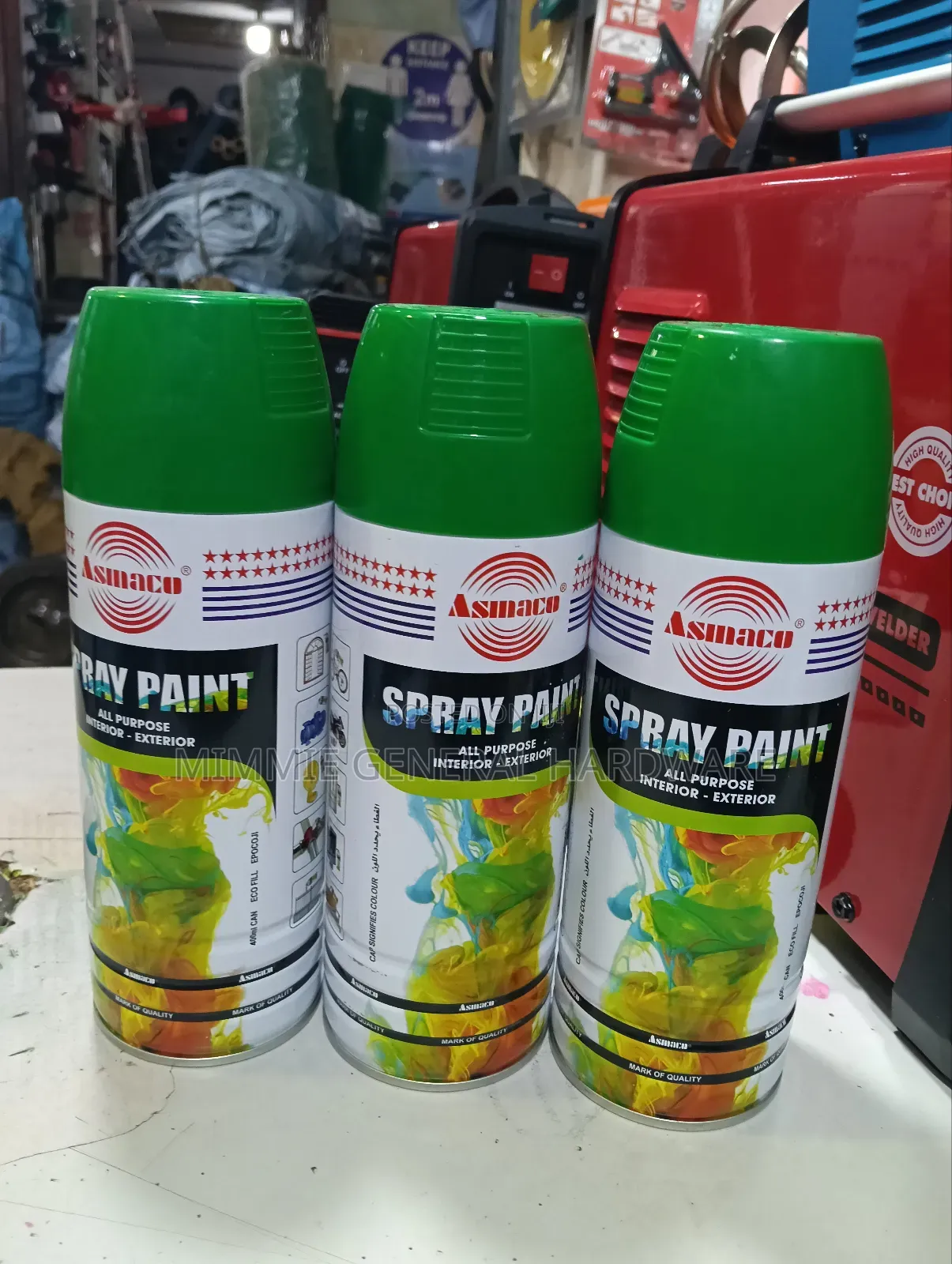 Fresh Green Spray Paint and All Colours