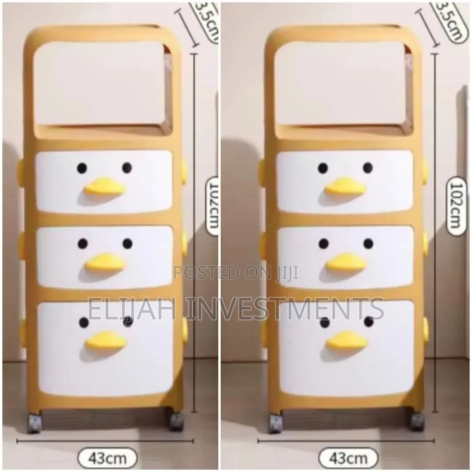 Kid-Friendly Plastic Drawer