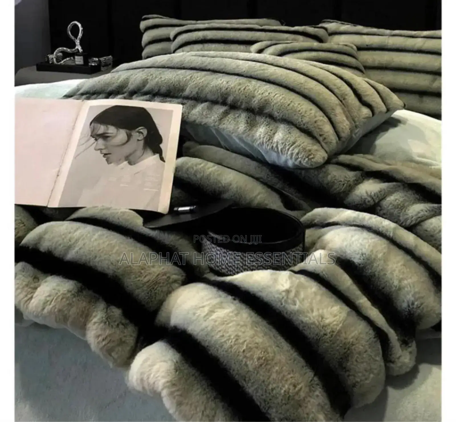 6pc Rabbit Fur 6pcs Duvets