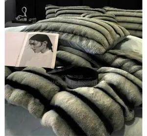 6pc Rabbit Fur 6pcs Duvets