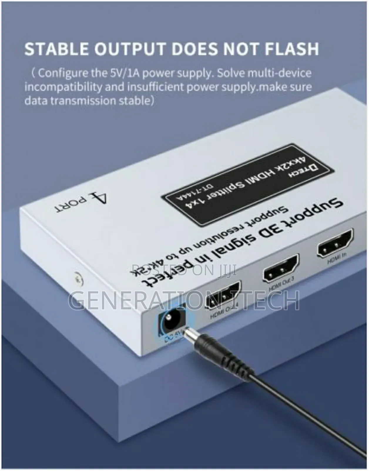Dtech Hdmi Splitter 4 Way Original Splitter