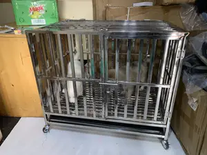 Stainless Steel Foldable Dog Cage